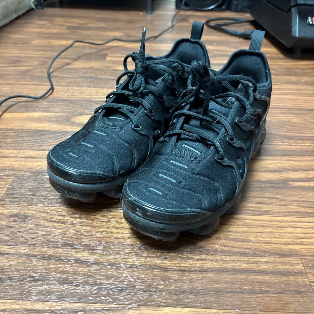 Nike Black VaporMax Athletic Shoes